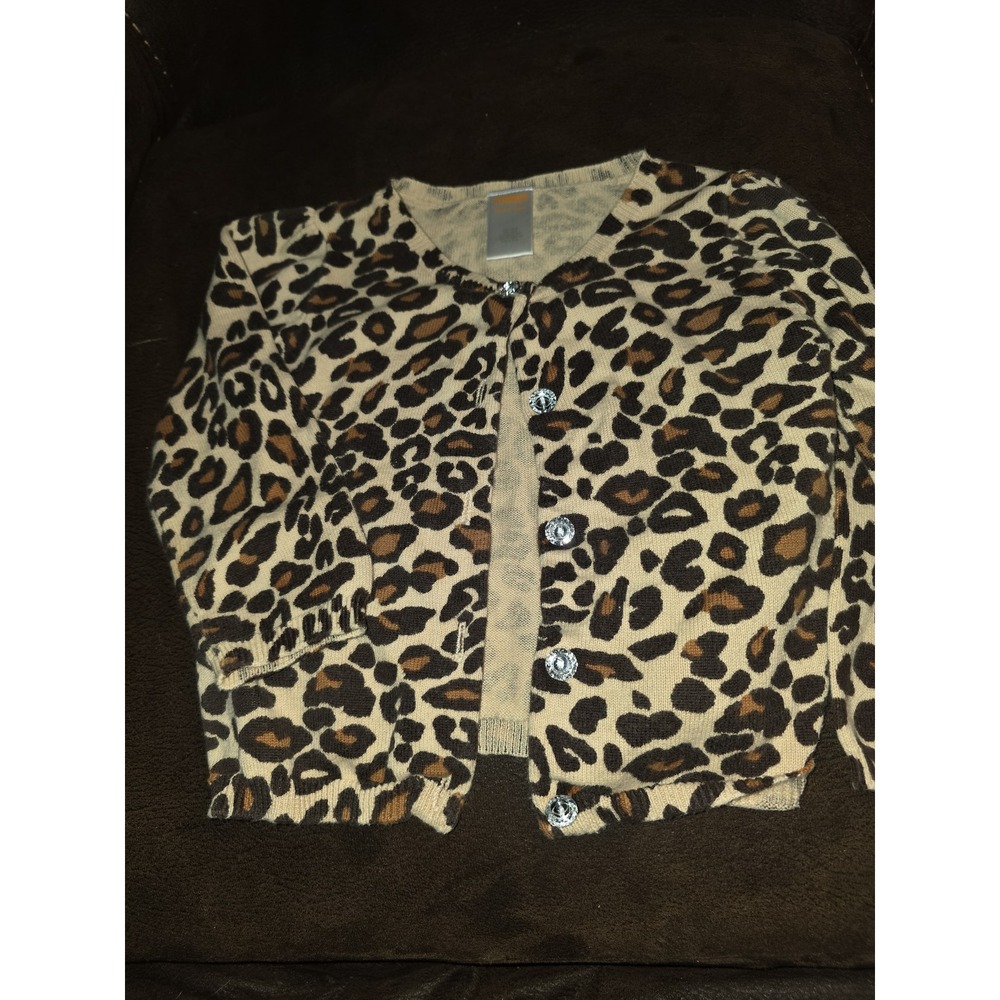 Gymboree glamorous friends leopard sweater size 18 24 months